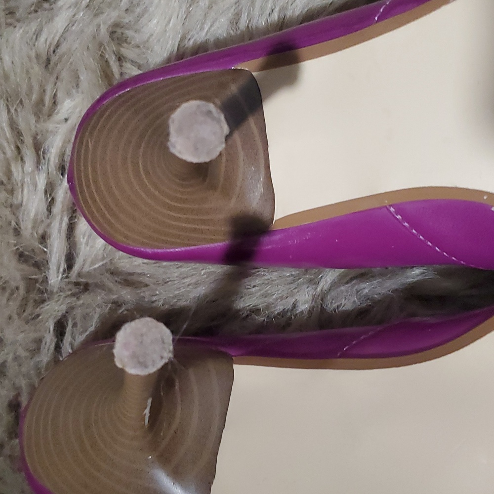 SPRING Light Purple Leather-Like Patent Heels- Size Euro 38 - Picture 7 of 16